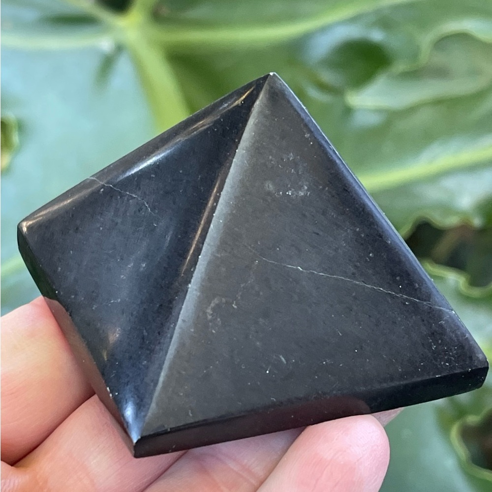 Genuine black tourmaline PROTECTION pyramids